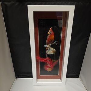 Unique Artwork Ronald Navroski Bird Feather Art Painting Painted Feathers